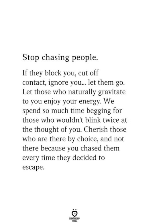 Stop chasing people online puzzle