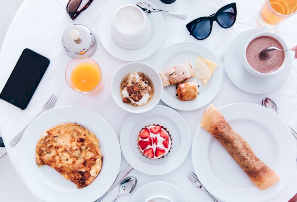 Завтрак на Санторини пазл онлайн