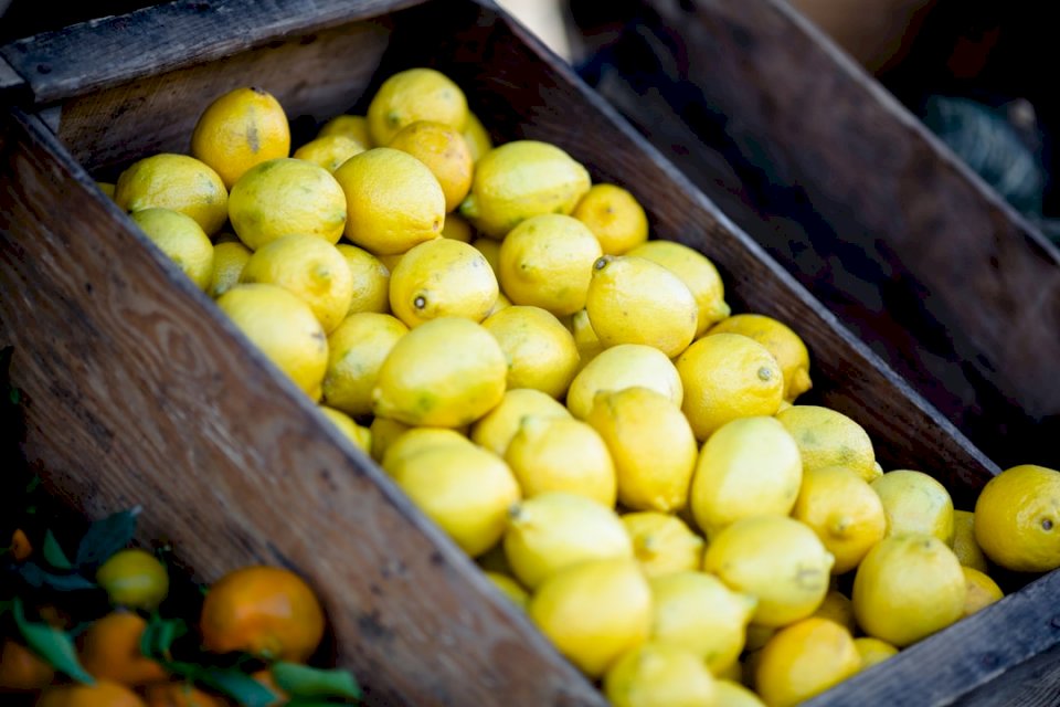Limões no mercado puzzle online