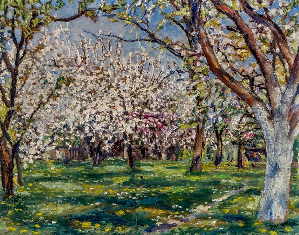 flowering orchard - W. Jarocki online puzzle
