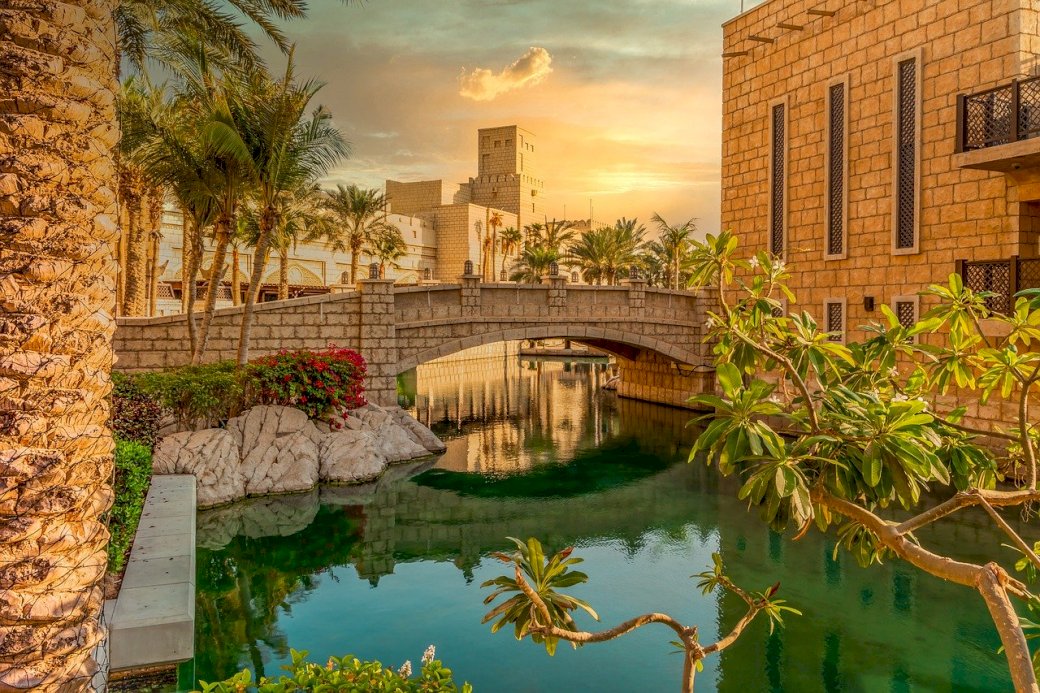 Dubai Landschaft Puzzlespiel online