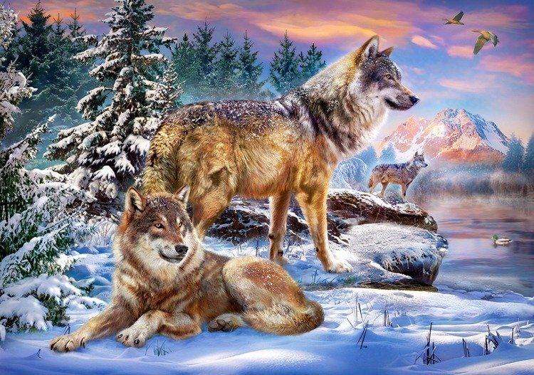 Wolf - le symbole des soldats maudits puzzle en ligne