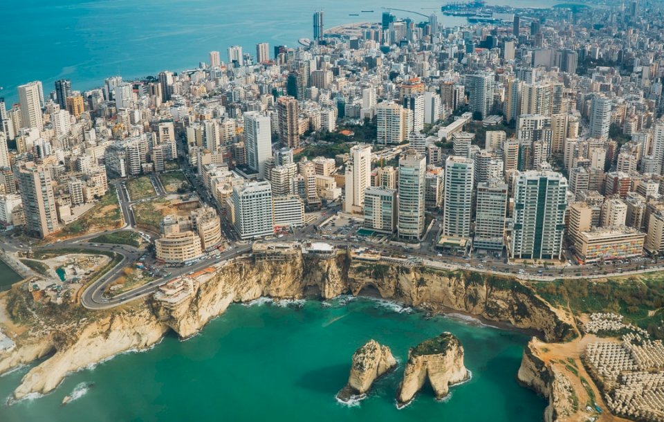Бейрут, здания онлайн-пазл