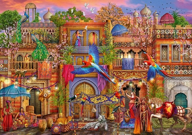 Arab puzzle. jigsaw puzzle online