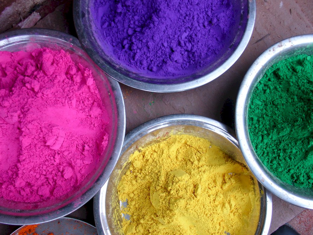 Indie barvy Jaipur skládačky online