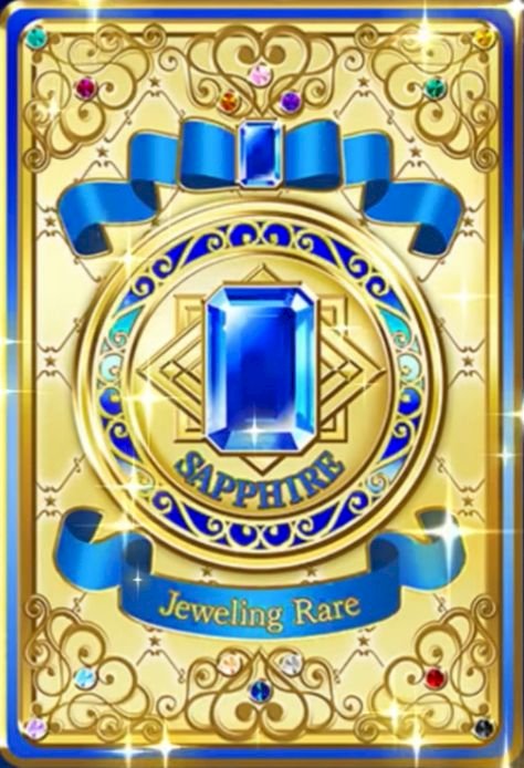 藍寶石 禮服 卡 牌 背面 Online-Puzzle