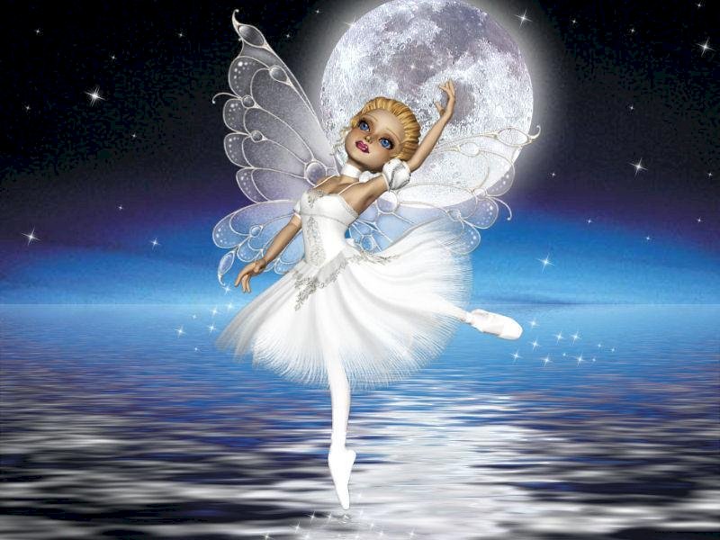 fairy dans på vattnet Pussel online