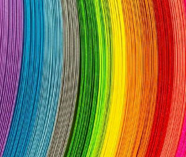 Colores del arcoiris. rompecabezas en línea