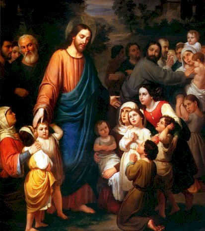 Jesus e filhos quebra-cabeças online