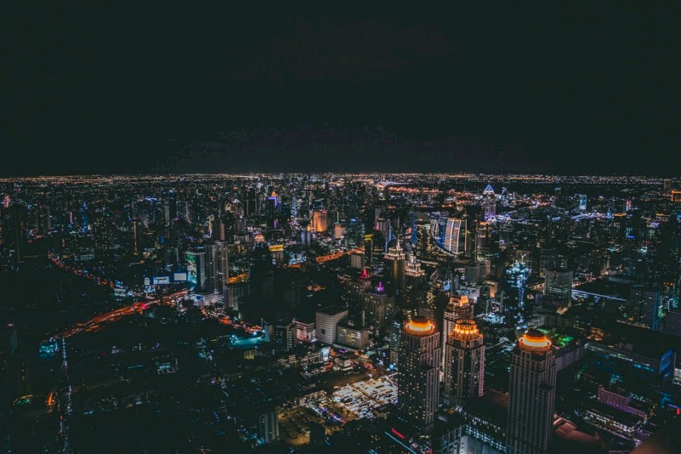 Bangkok, Thailand - Nacht Online-Puzzle