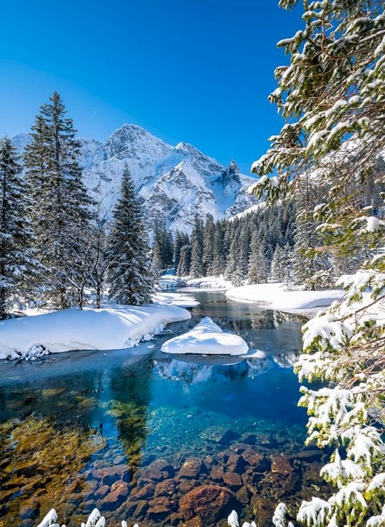 Vintern i Tatras. Pussel online