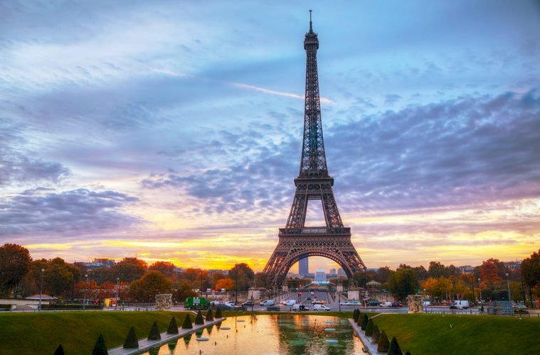 Eiffeltornet pussel på nätet