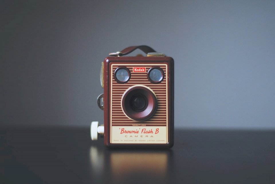 Стара кутия Kodak на моята нан онлайн пъзел