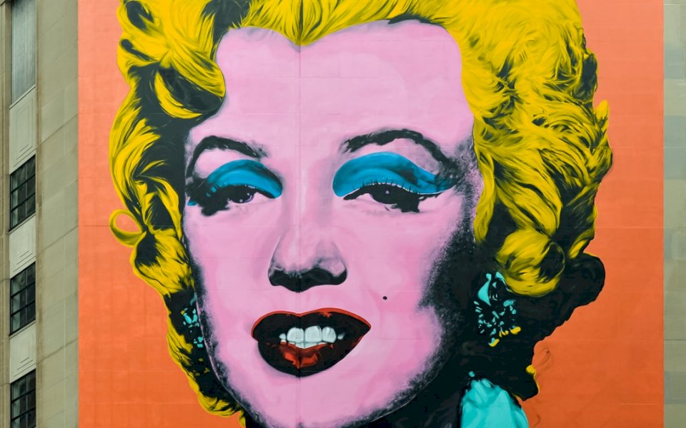 Arte di strada, Chicago, Marilyn puzzle online