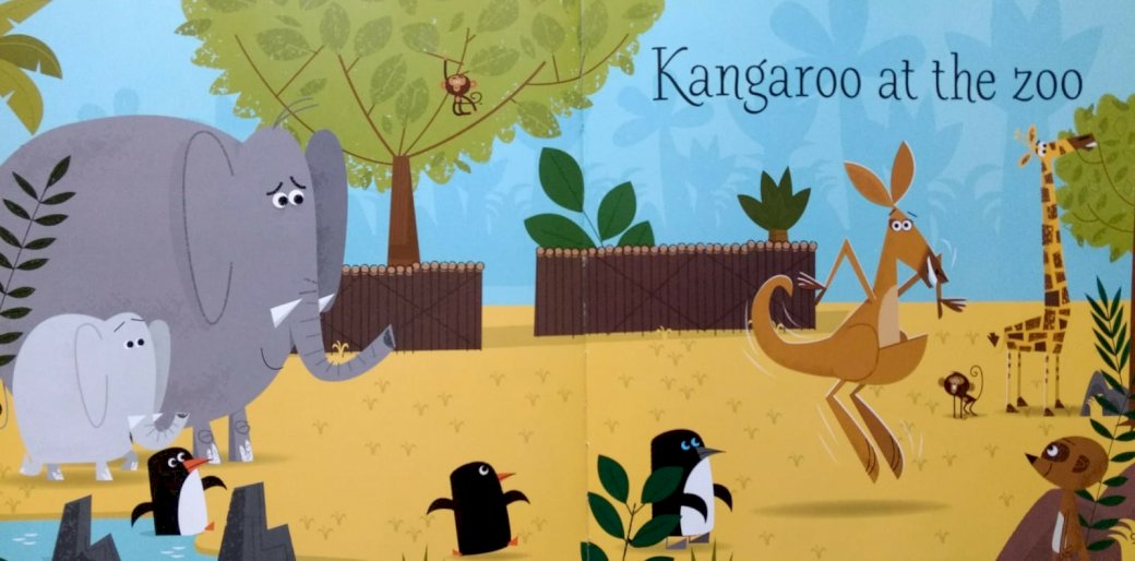 Kangourou au zoo puzzle en ligne