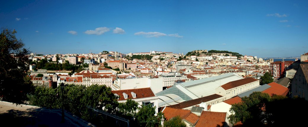 Panorama van Lissabon online puzzel