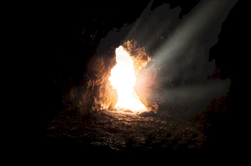 日没時の洞窟 ジグソーパズルオンライン