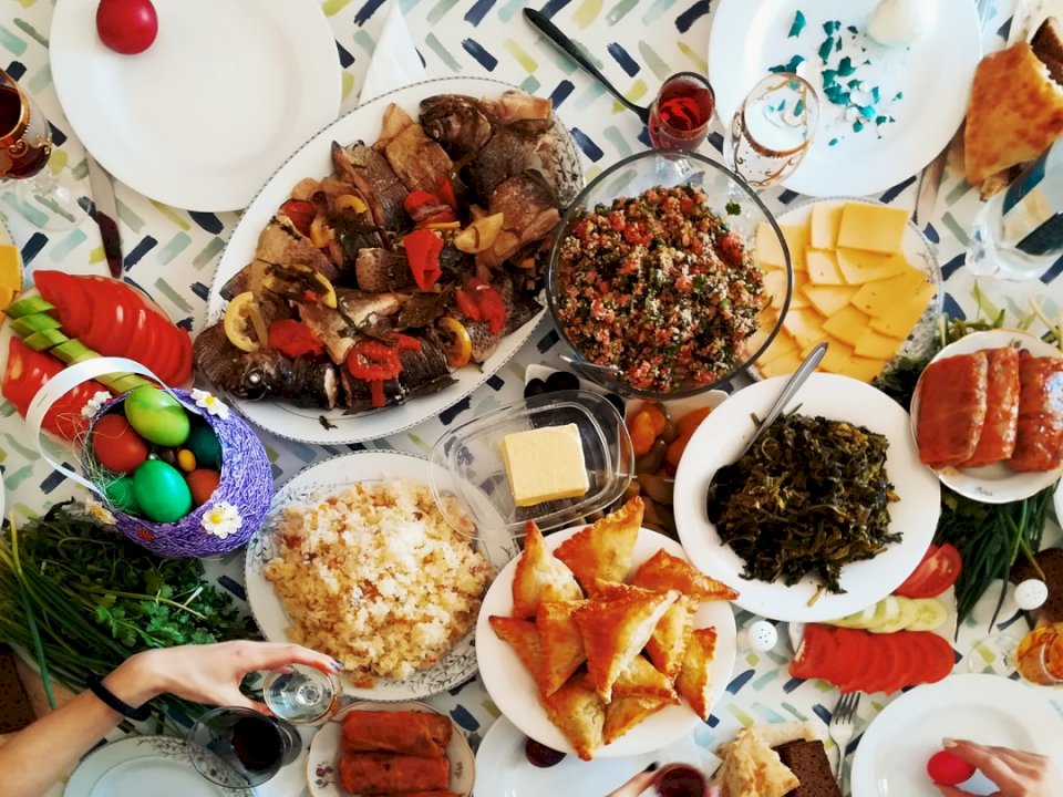Hora de la cena de Pascua en Armenia rompecabezas en línea