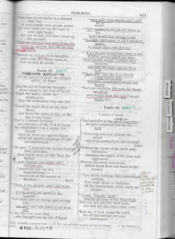 Псалом для преодоления зависимости, Псалом 81 NIV пазл онлайн