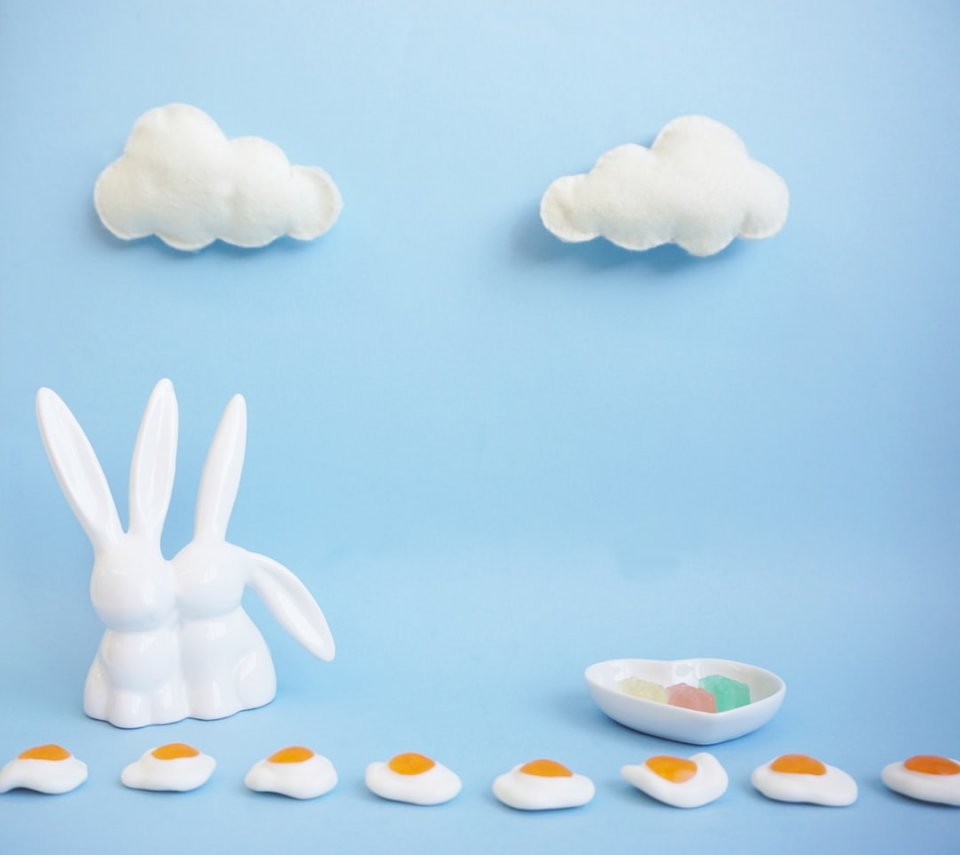 I coniglietti pasquali festeggiano puzzle online