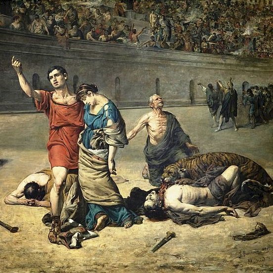 martyrer vid Colosseum Pussel online