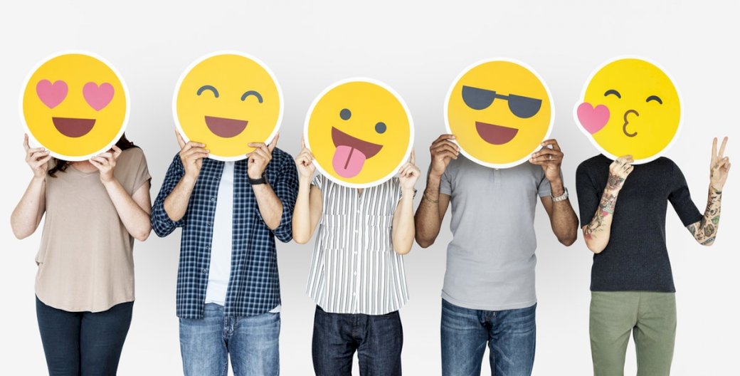 Emoties op de gezichten van mensen online puzzel