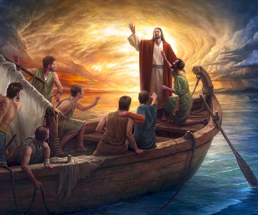 Исус заглушава стихиите онлайн пъзел