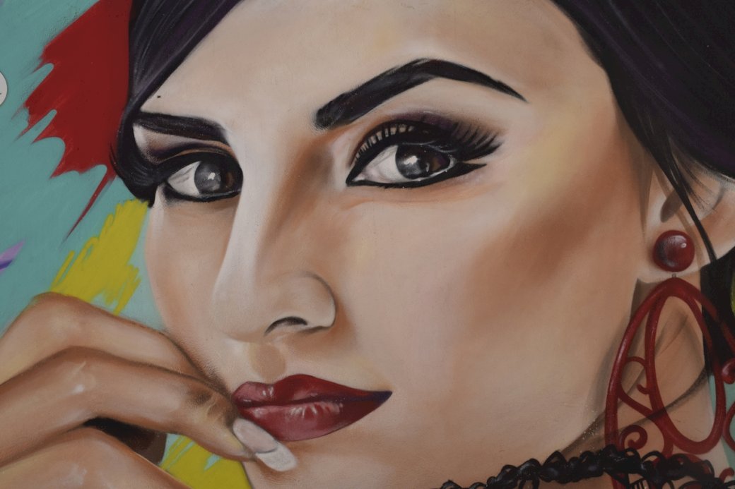 schilderijen op straat in Malaga legpuzzel online