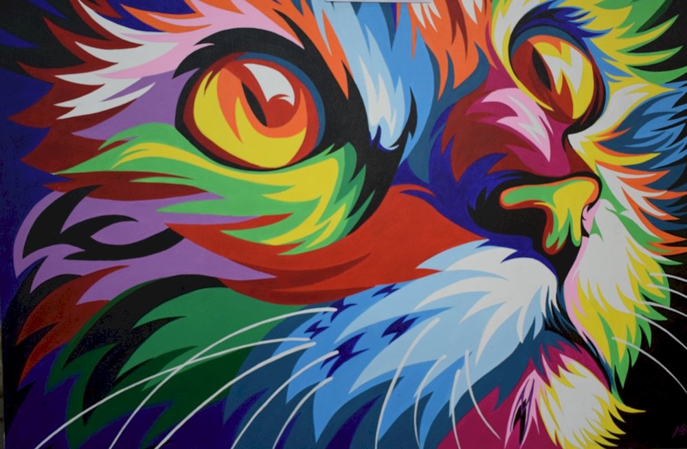 Thai macska festmény kirakós online