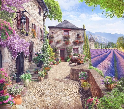 Provence. pussel på nätet