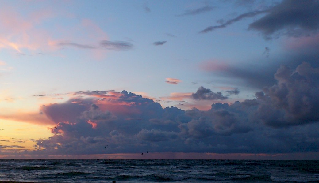 Zonsondergang op de Oostzee legpuzzel online