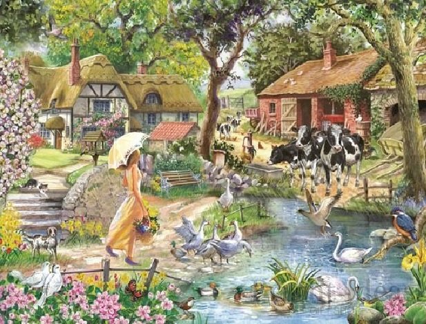 Vara în mediul rural. jigsaw puzzle online