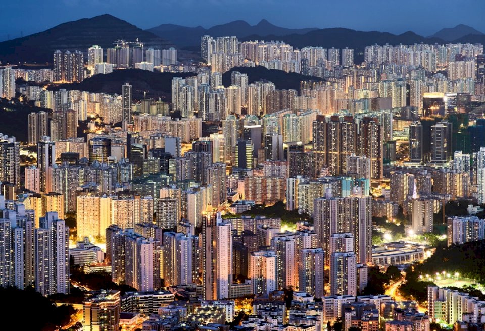 Hongkongské předměstí online puzzle