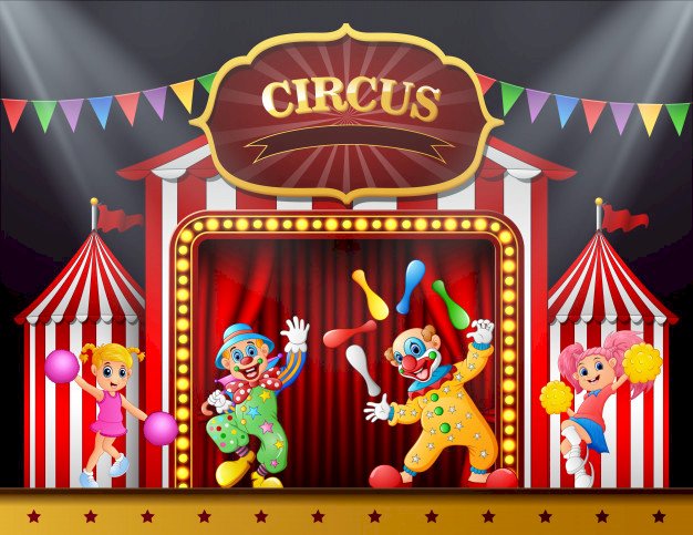 цирк онлайн-пазл