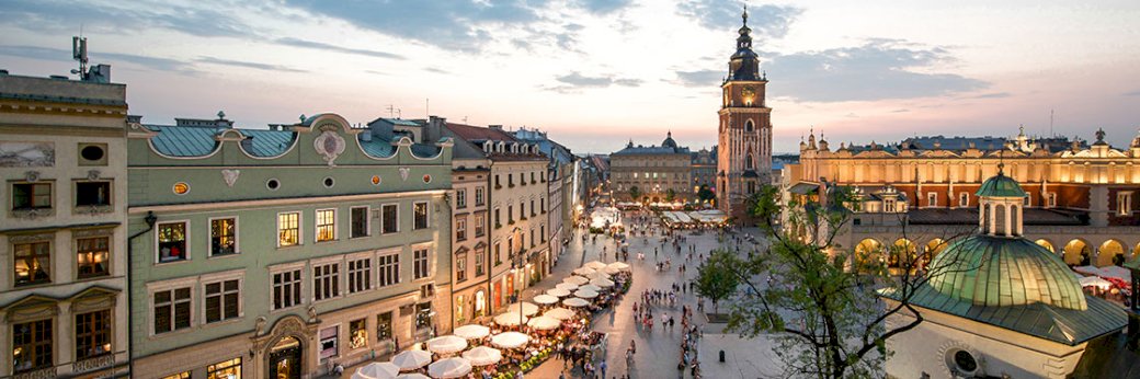 Stare Miasto w Krakowie онлайн пазл