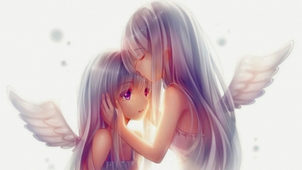 kiss between two little angels online puzzle