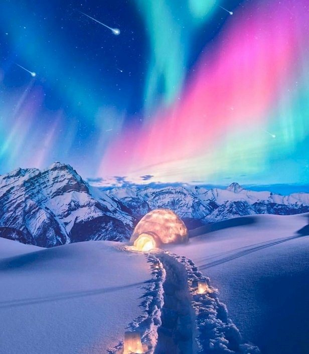 Aurora boreal rompecabezas en línea