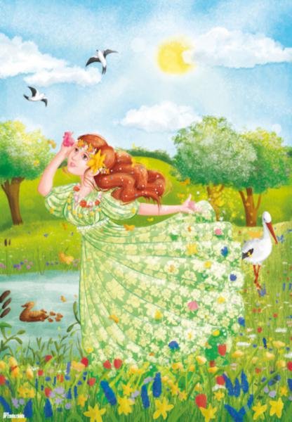 MRS SPRING PUZZLE jigsaw puzzle online