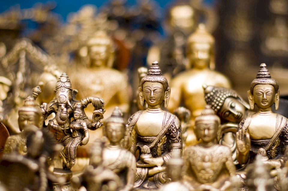 Buddha, művészet online puzzle