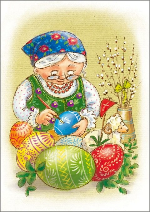 Цветни великденски яйца. онлайн пъзел