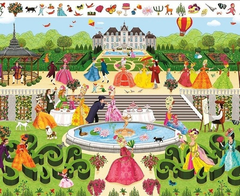 Petrecere în grădină. jigsaw puzzle online