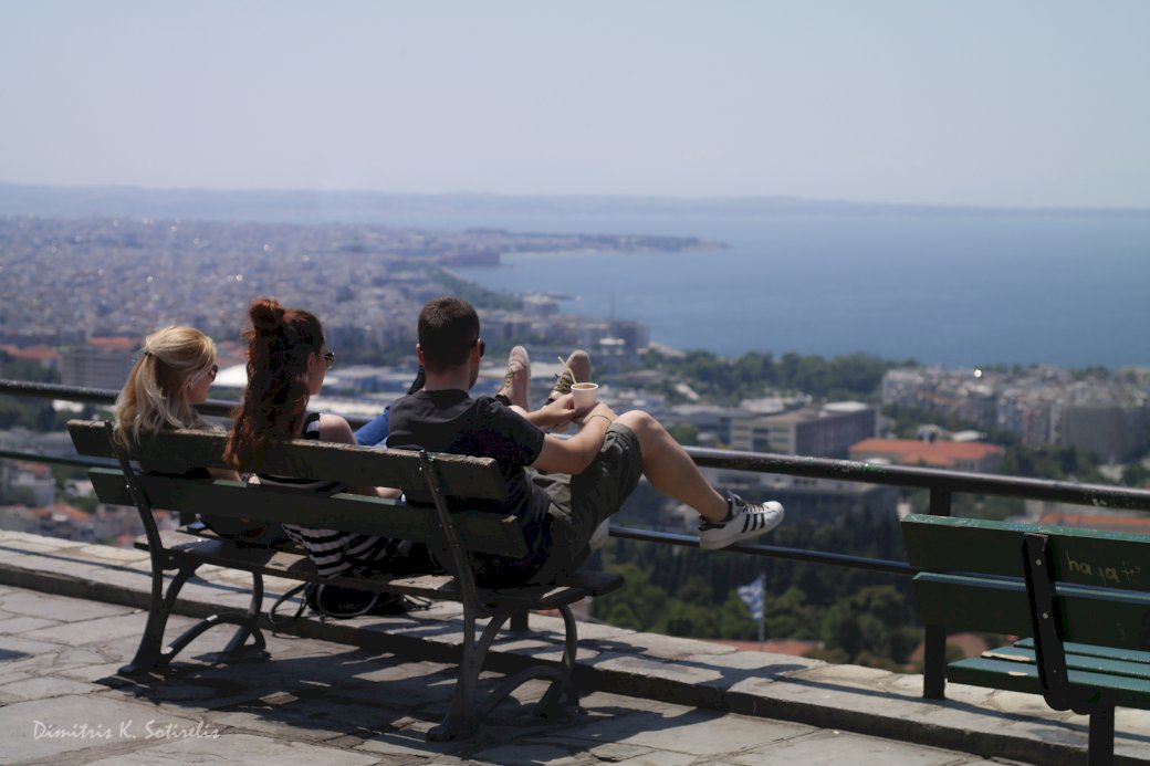 Thessaloniki-vy pussel på nätet