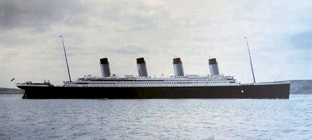 Titanic - ett underbart fartyg. Pussel online