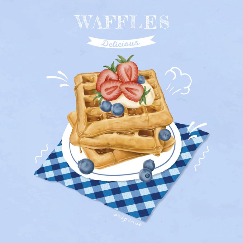 Waffles para o dia do waffle puzzle online