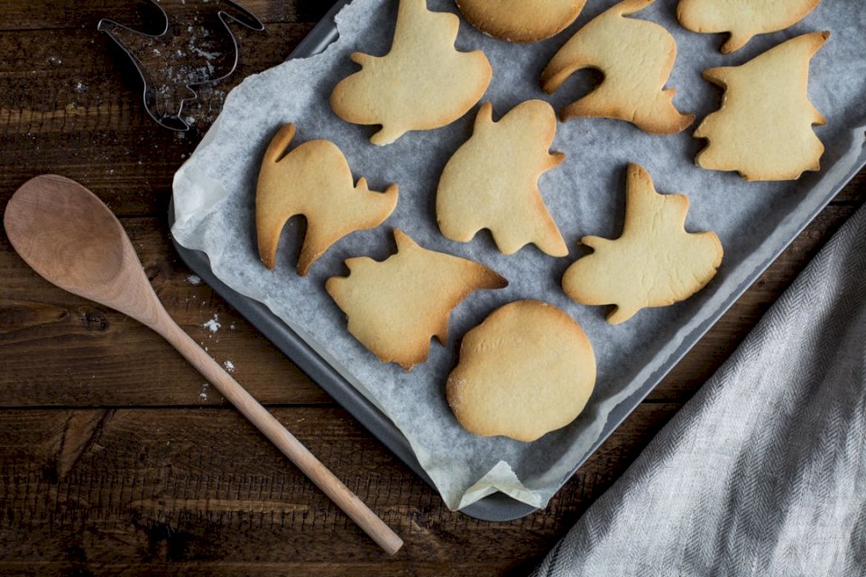 Лоток для печенья на Хэллоуин пазл онлайн
