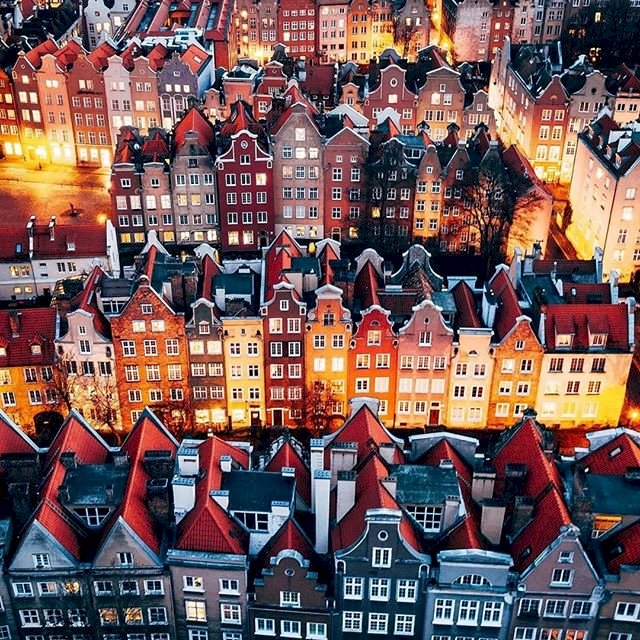 Orașul magic Gdańsk jigsaw puzzle online