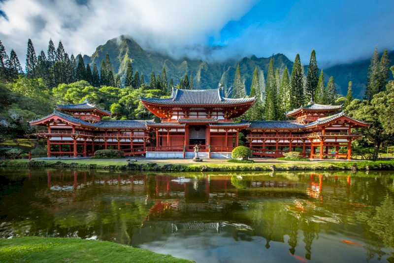 Byodo-In Temple puzzle online