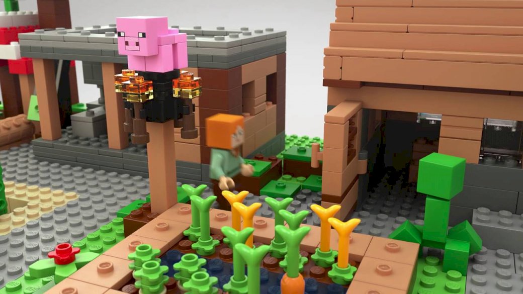 lego minecraft creeper pussel på nätet