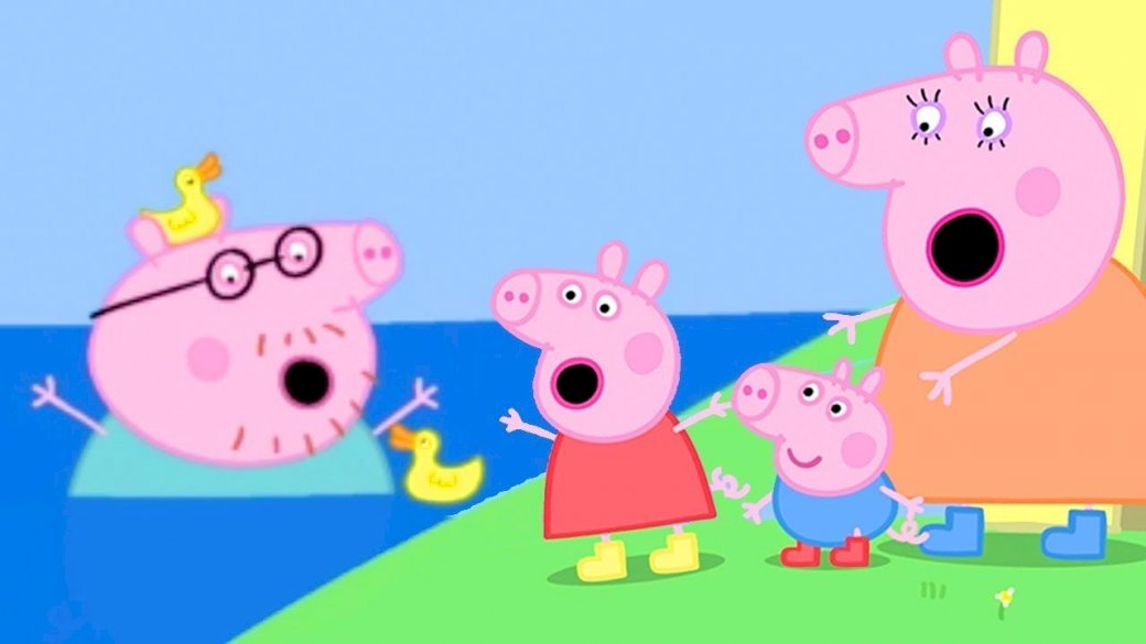 Peppa Pig - Die größte Pfütze der Welt Online-Puzzle
