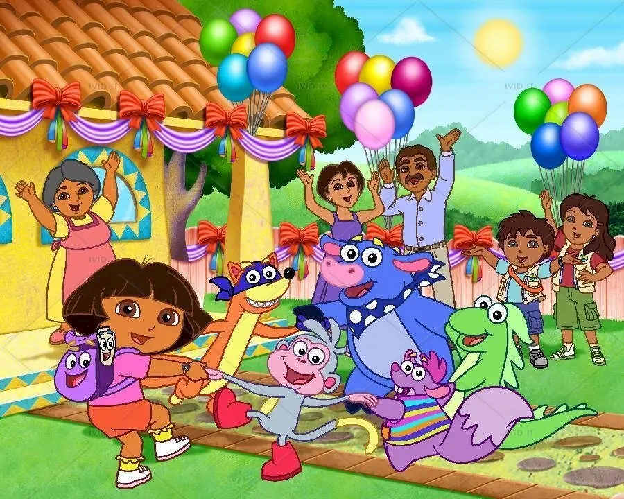 Nick jr. Dora and her friends rules - online puzzle